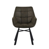 Lenny Eetkamerstoel - Groen Microfiber